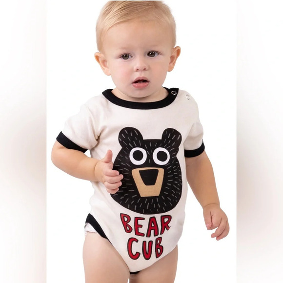 Lazy One onesie with Bear Cub design for 6-9 months - Picture 1 of 5